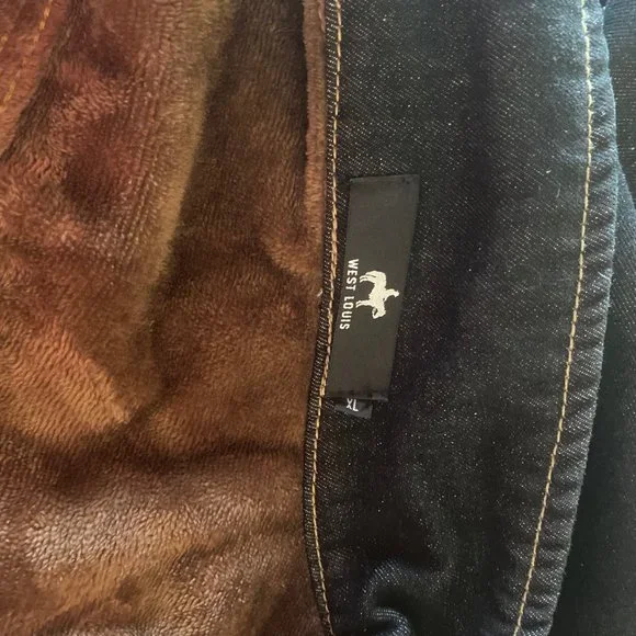 West Louis lined denim jacket Men Size XL - Picture 4 of 4